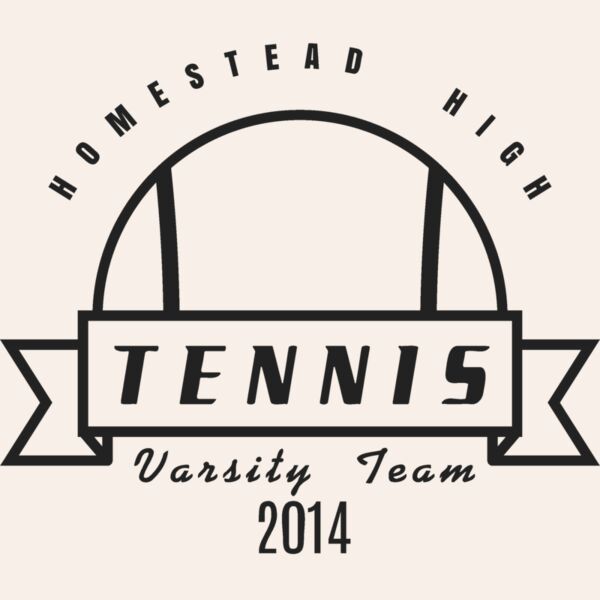 Tennis Template DNT001 BW Thumbnail