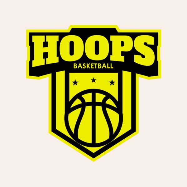 Hoops Basketball logo template 04 Thumbnail