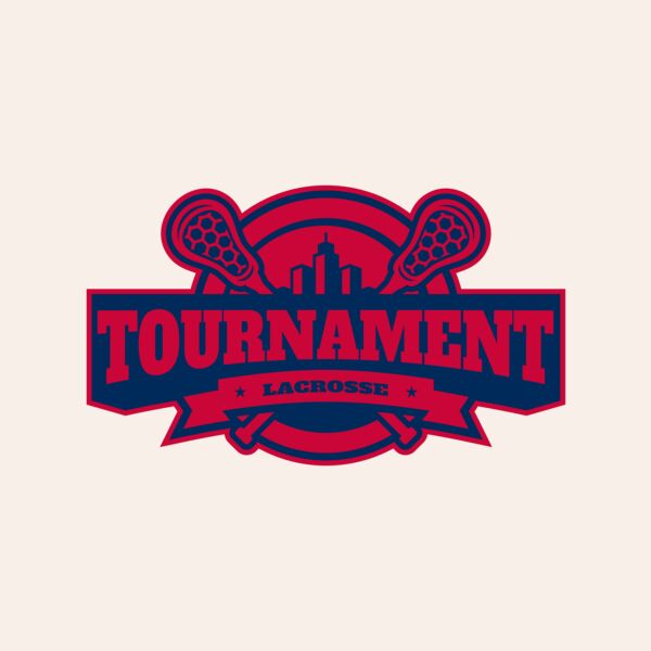 Tournament Lacrosse Logo Template Thumbnail