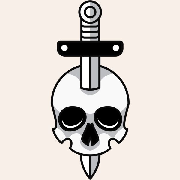 Elements Skull logo template 07 Thumbnail