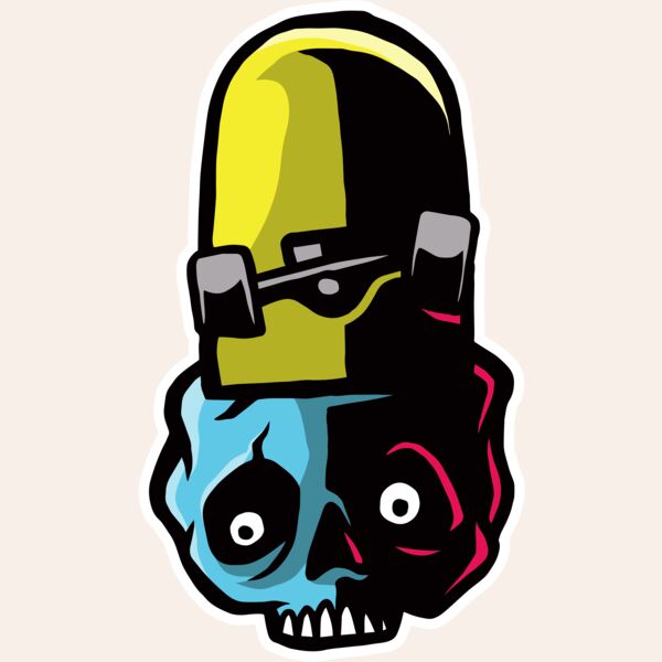Elements Skulls logo template 105 Thumbnail